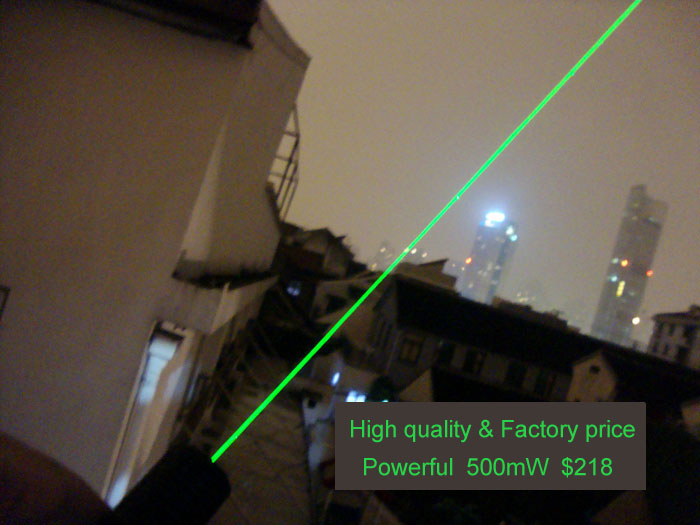 200mw/500mw 그린 레이저 포인터 고출력 레이저 포인터 고공율, 3초 안에 성냥을 점화하기